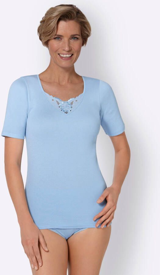 Hemd in roze + bleu + mint van wäschepur