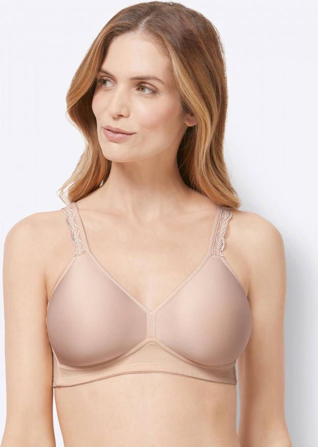 T shirtbeha zonder beugel in ivoorkleur van Sassa