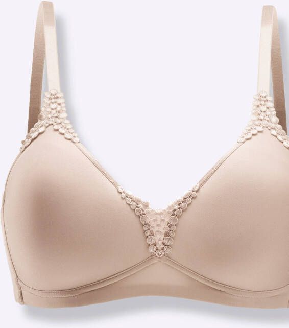 T shirtbeha zonder beugel in ivoorkleur van Viania