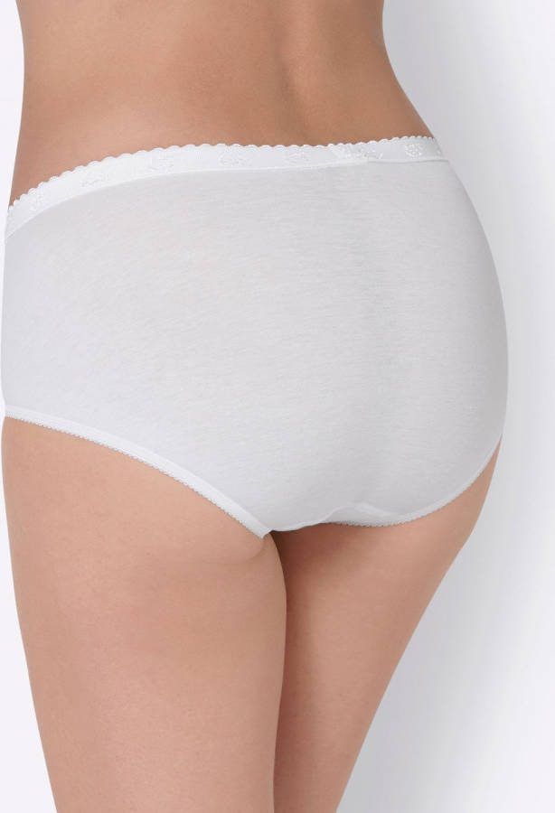 Tailleslip in wit van Sloggi