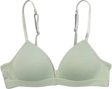 HEMA Voorgevormde Tiener Bh Zonder Beugel Lichtgroen(lichtgroen )