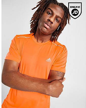 Adidas Badge of Sport Peformance T Shirt Orange Heren