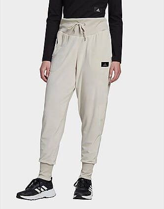 Adidas Holidayz Cozy Velour Joggingbroek Aluminium Dames