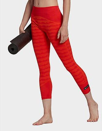 Adidas Marimekko AEROKNIT 7/8 Legging Collegiate Orange Dames