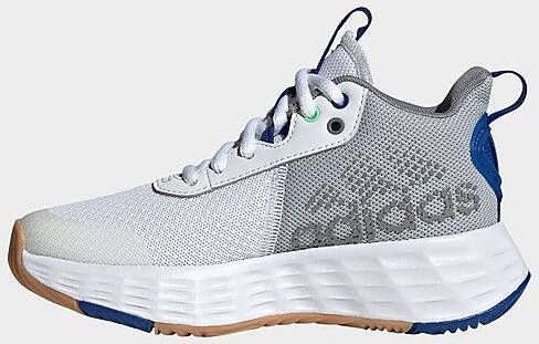 Adidas Ownthegame 2.0 Schoenen Cloud White/Silver Metallic/Royal Blue