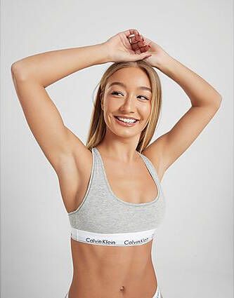 Calvin Klein Underwear Modern Cotton Bralette Dames Grey Dames