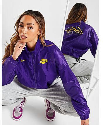 Nike Los Angeles Lakers Courtside Licht NBA damesjack Field Purple/Field Purple/Field Purple Dames
