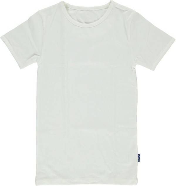 Claesens ! Jongens Shirt Korte Mouw -- Wit Katoen/lycra