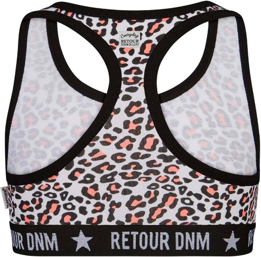 Retour Denim ! Meisjes Top Maat 110 All Over Print Katoen/elasthan