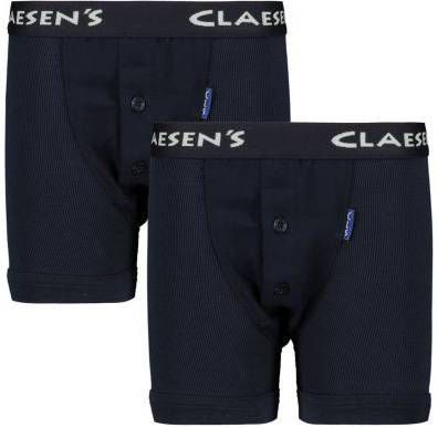 Claesen's boxershort set van 2 donkerblauw