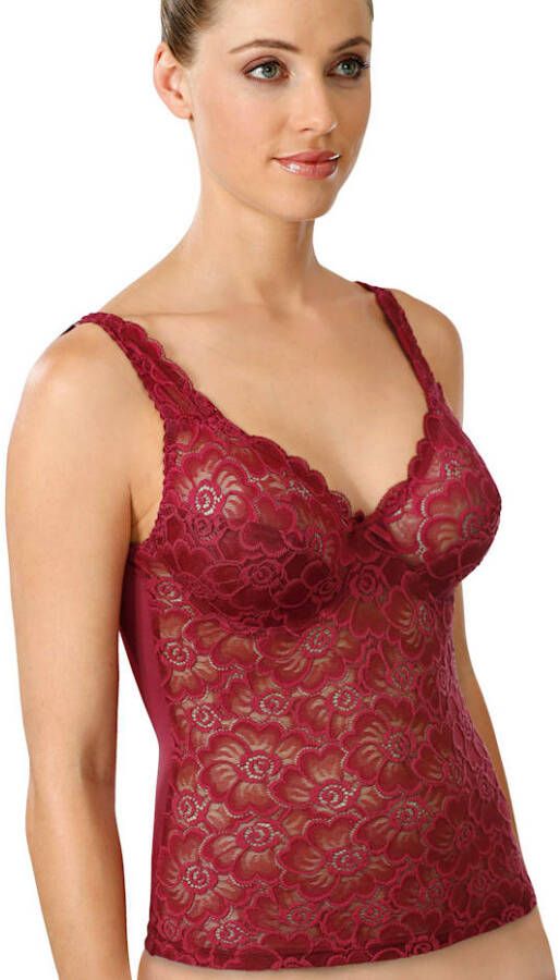 harmony Hemdje met beugels en zacht kant voor Bordeaux