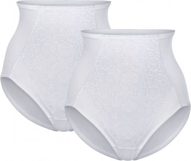 VIANIA Corrigerende slip met extra platte naden Wit