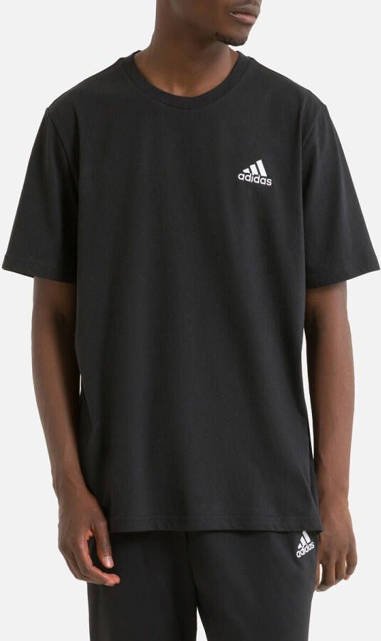 Adidas Essentials Trainings T shirt met logoborduring