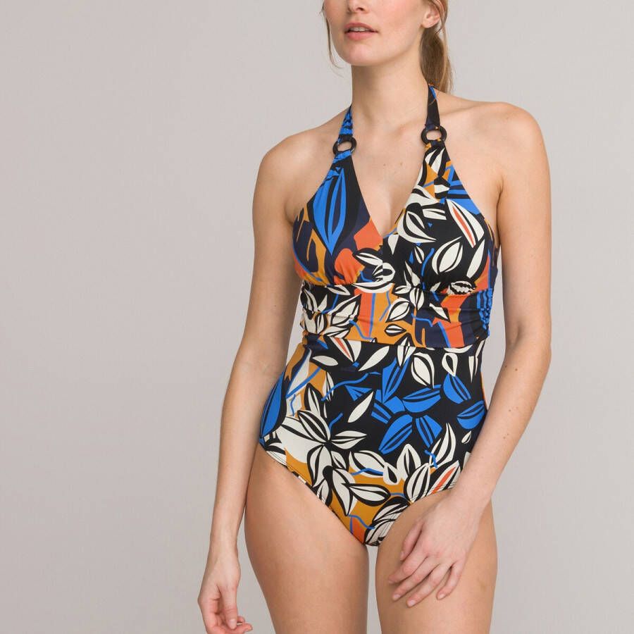 Anne weyburn Bedrukt badpak, platte buik effect