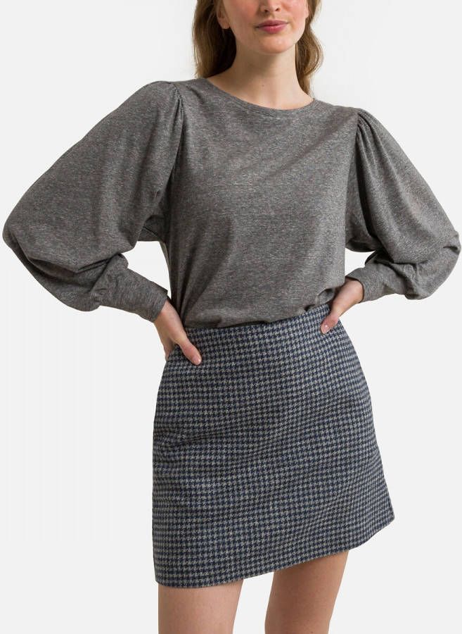 Esprit T shirt met ballonmouwen