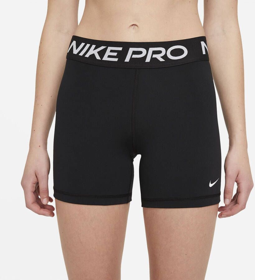 Nike pro 365 5 inch korte sporttight zwart dames