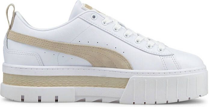 Puma Mayze sneaker met leren en su&#xE8;de details