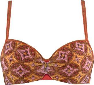 Marlies Dekkers Florana Push Up Bh | Wired Padded Red Clay And Soft Pink 75b