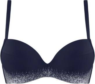 Marlies Dekkers Ishtar Push Up | Wired Padded Midnight Blue And Silver 80b
