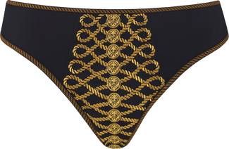 Marlies Dekkers Pirate Queen Butterfly Slip | Black And Gold