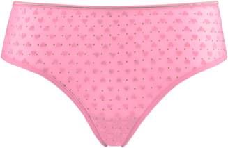 marlies | dekkers Rebel Heart slip van mesh met lurex en flockprint