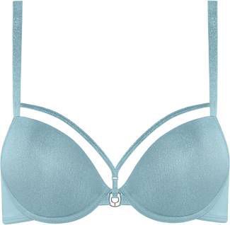 Marlies Dekkers space odyssey push up bh | wired padded shining blue and silver 70C