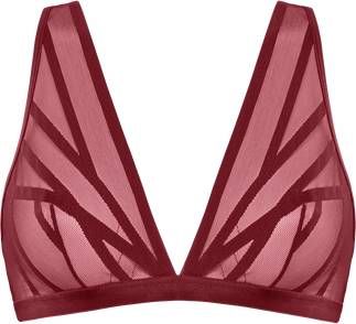 Marlies Dekkers the illusionist bralette | unwired unpadded cabernet red