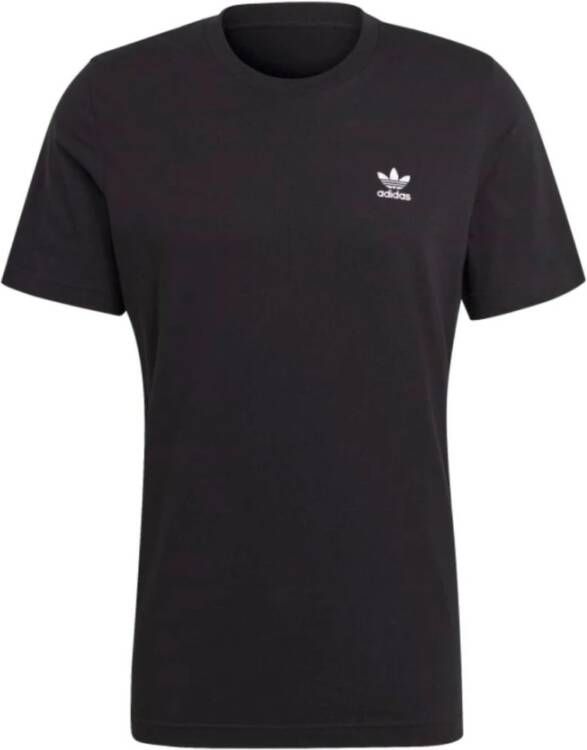 adidas Essential Originals Trefoil Essentials T Shirt Heren T Shirts Black 100% Katoen