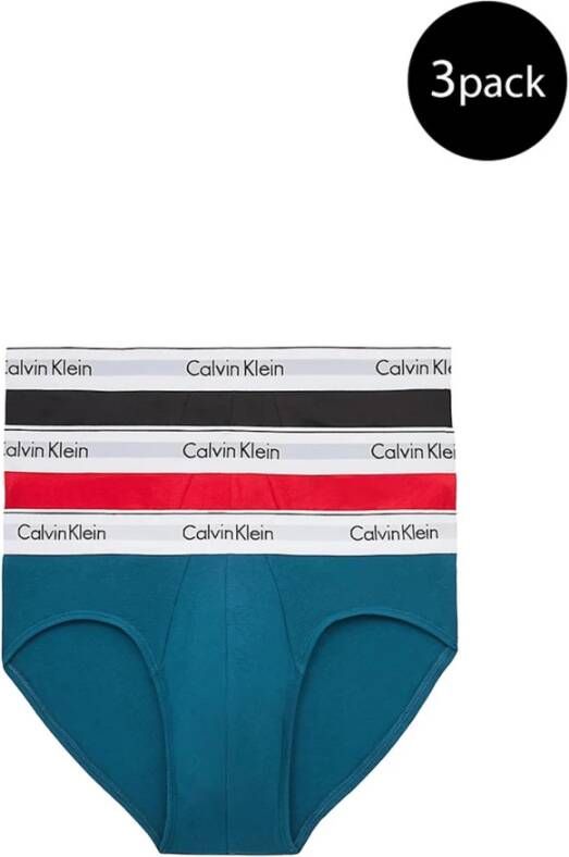Calvin Klein Slip met logo opschrift op de onderbroekband(3 stuks )