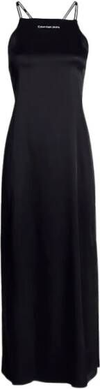 Calvin klein Open maxi slip J20J220761beh Jeans, Zwart, Dames