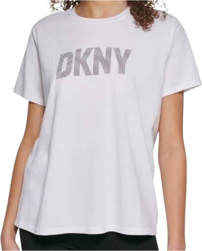 DKNY T shirts en polos wit , Wit, Dames