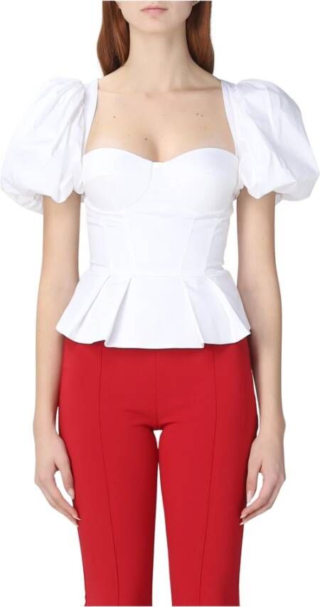 Elisabetta Franchi Blouse & overhemd , Wit, Dames