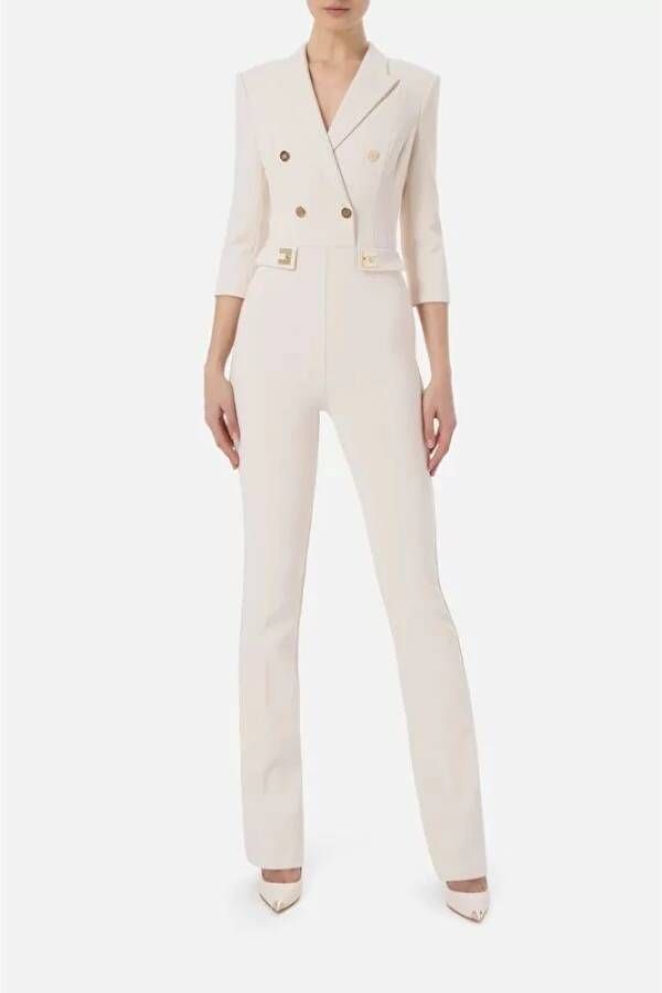 Elisabetta Franchi Playsuits Beige Dames