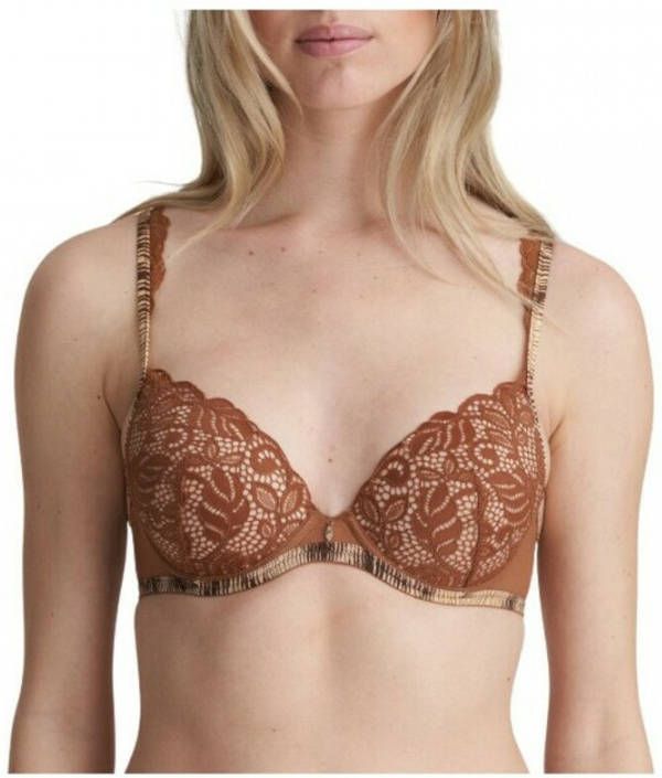 MARIE JO Amalie Mousse BH Hartvorm , Bruin, Dames