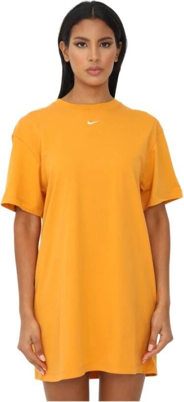 Nike Casual kleedjes Geel Dames