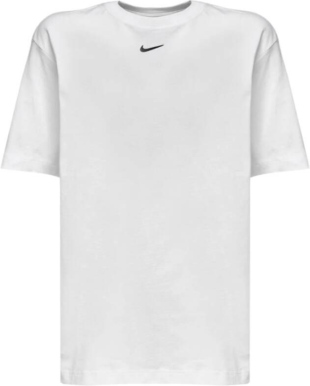 Nike Sportswear Boyfreind basisschool T Shirts White Katoen Jersey