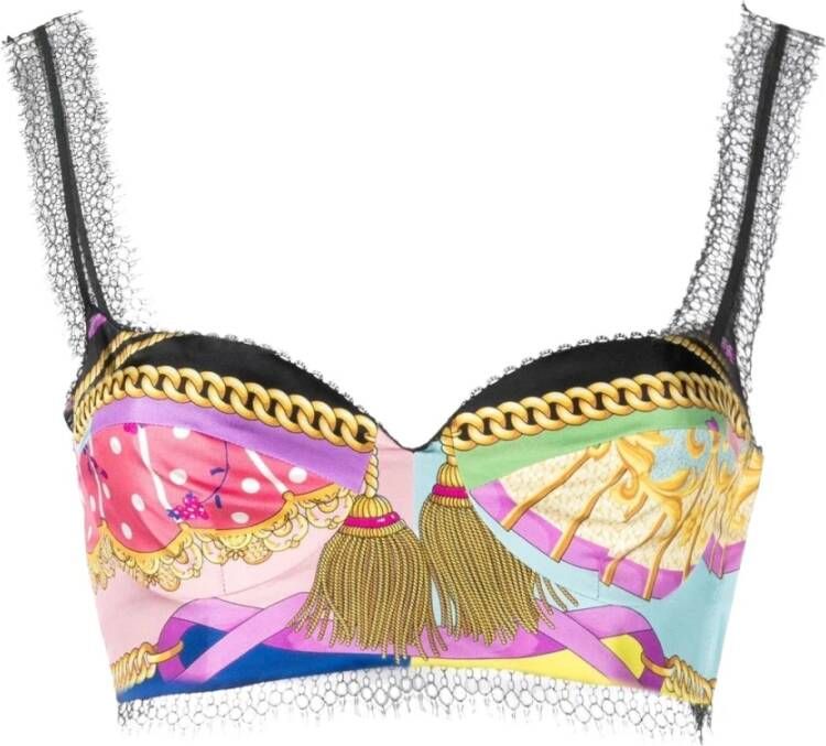 Versace Mouwloze tops , Roze, Dames