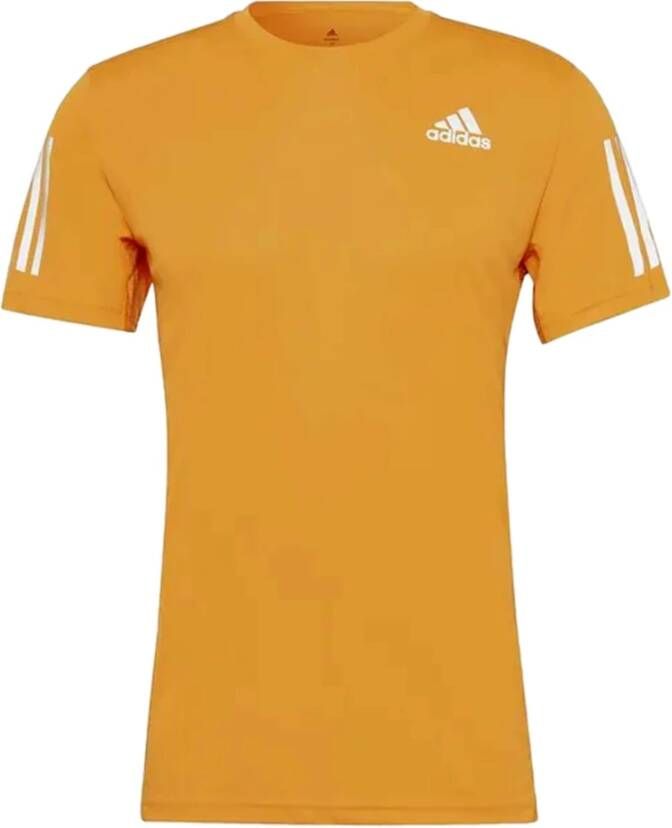 Adidas Own the Run T shirt Orange Rush/Reflective Silver Heren