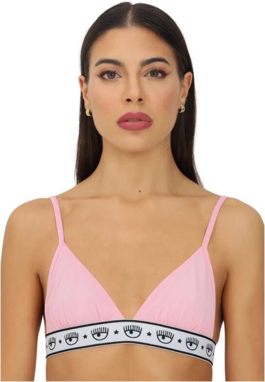 Chiara Ferragni Triangle Logo beha Collection, Roze, Dames