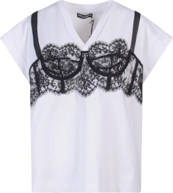 Dolce & Gabbana T shirts Wit Dames