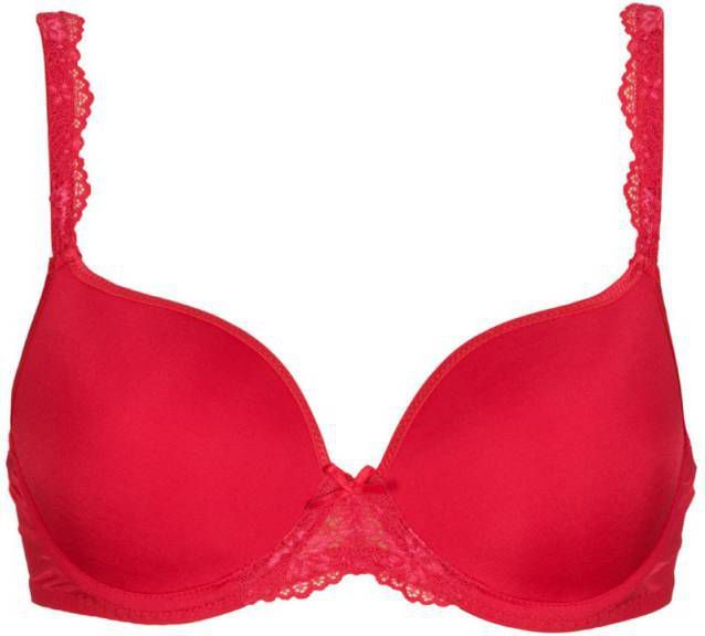 Lingadore Daily Lace Uni Fit Voorgevormde BH , Rood, Dames