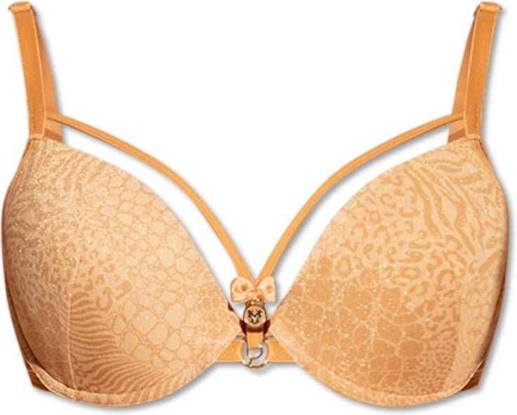 Marlies Dekkers Space Odyssey Push Up Bh | Wired Padded Sparkly Mocha And Bronze 80b