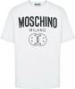Moschino T shirt met Zrj0710 7041 1001 , Wit, Heren online kopen