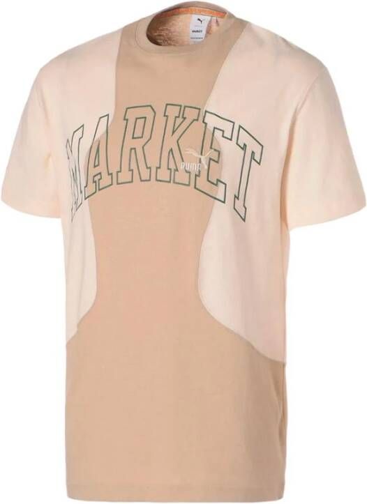Puma T shirts , Beige, Heren