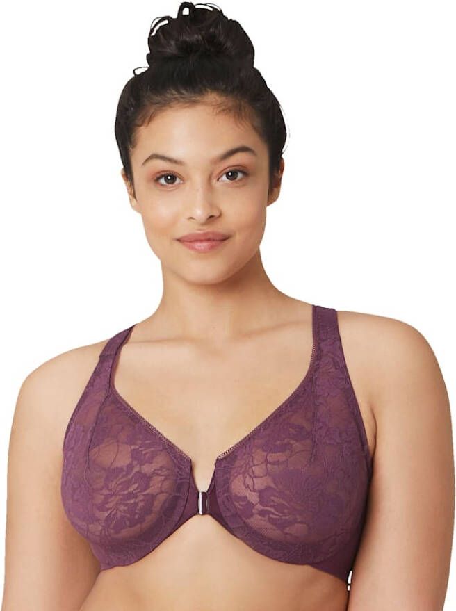 Glamorise Beugel bh in Wonderwire® design Prune