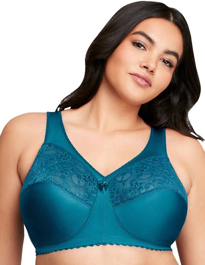 Glamorise Magic lift bh in speciaal model voor Plus Sizes Petrol