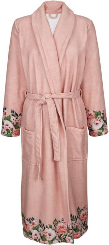 harmony Badjas van zacht materiaal Apricot