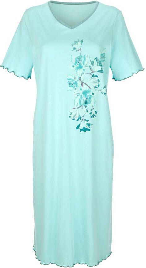 harmony Nachthemden per 2 stuks in bicolor Lichtgroen/Paars