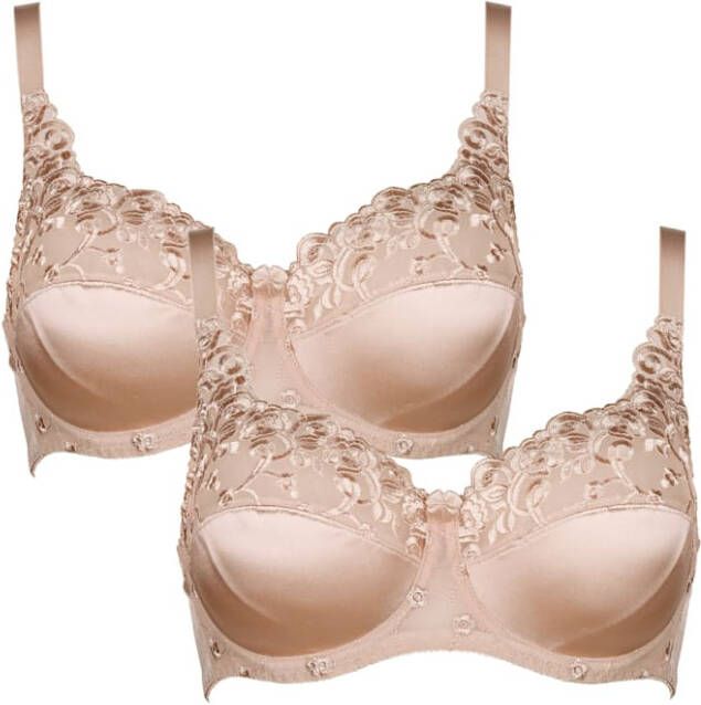 Naturana Beugel bh met kant Nude