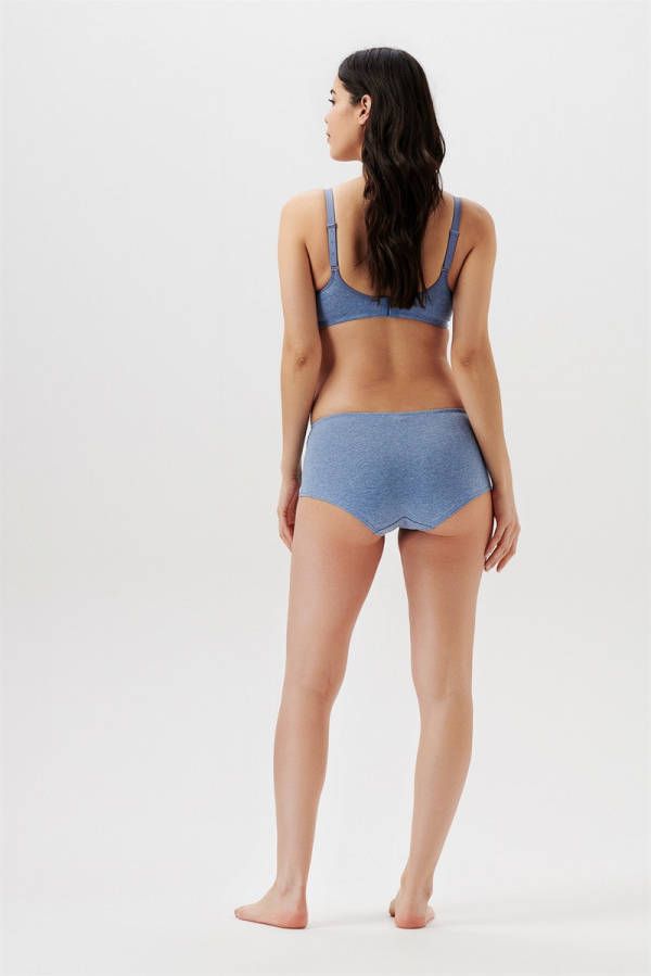Noppies Voorgevormde voedingsbh Cotton Melange Blue Melange B70